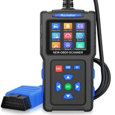 Professional OBD2 Diagnostic Tool with 2.4" Color Screen - 9 Protocol Support...