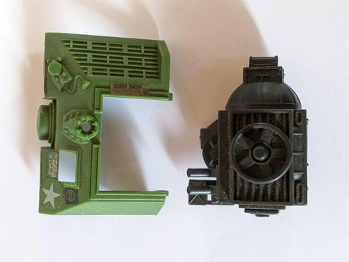 Vintage GI Joe ARAH 1985 AWE Striker ENGINE BLOCK And Cover Vehicle Parts Lot