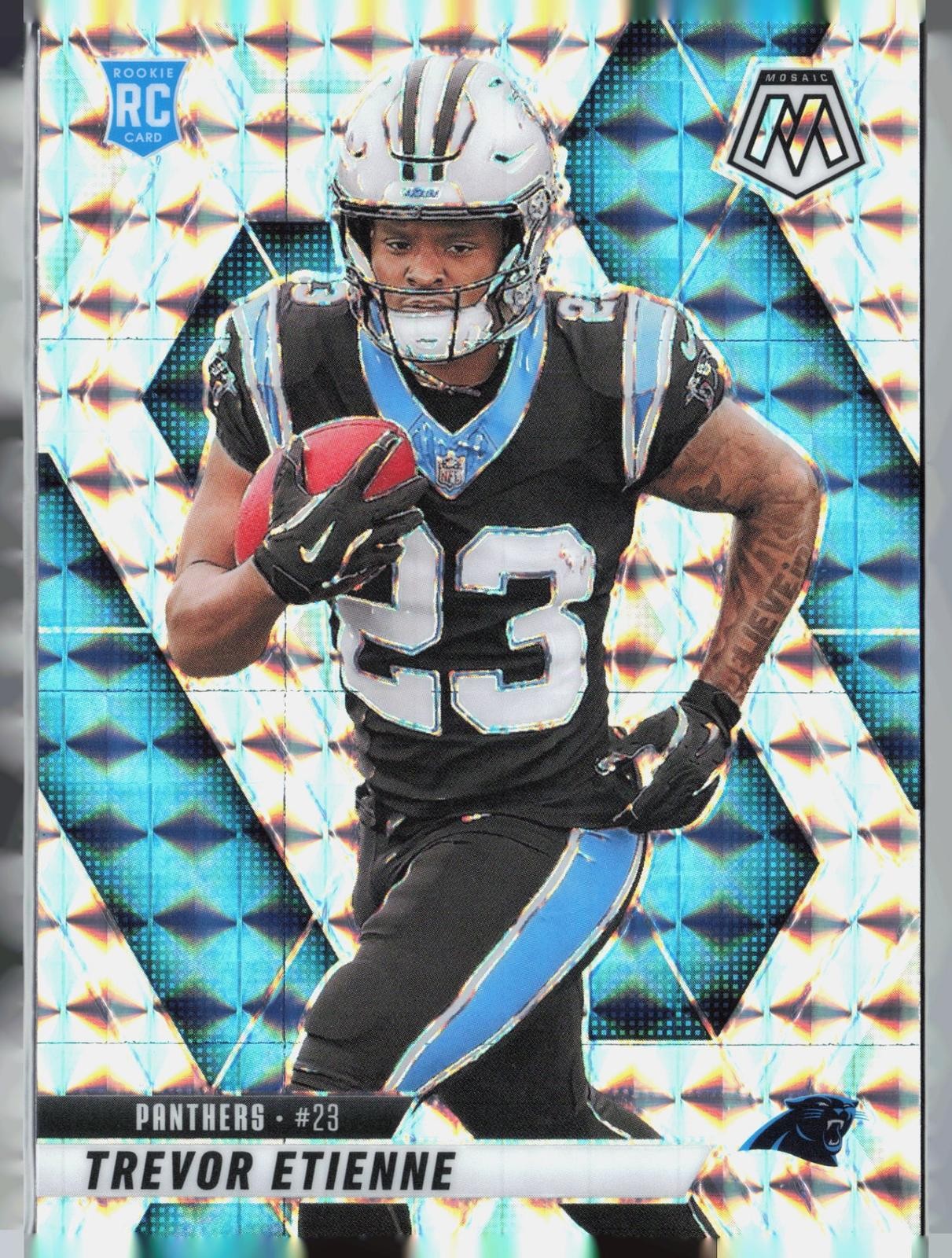 2025 Panini Mosaic #340 Trevor Etienne Mosaic