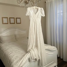 LoveShackFancy 2 Castella Floral Lace Maxi Wedding Gown