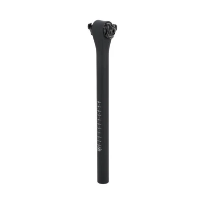Tige De Selle De Vélo Légère En Fibre De Carbone Noir Mat 1 Pc 27,2X350Mm - Photo 1/4