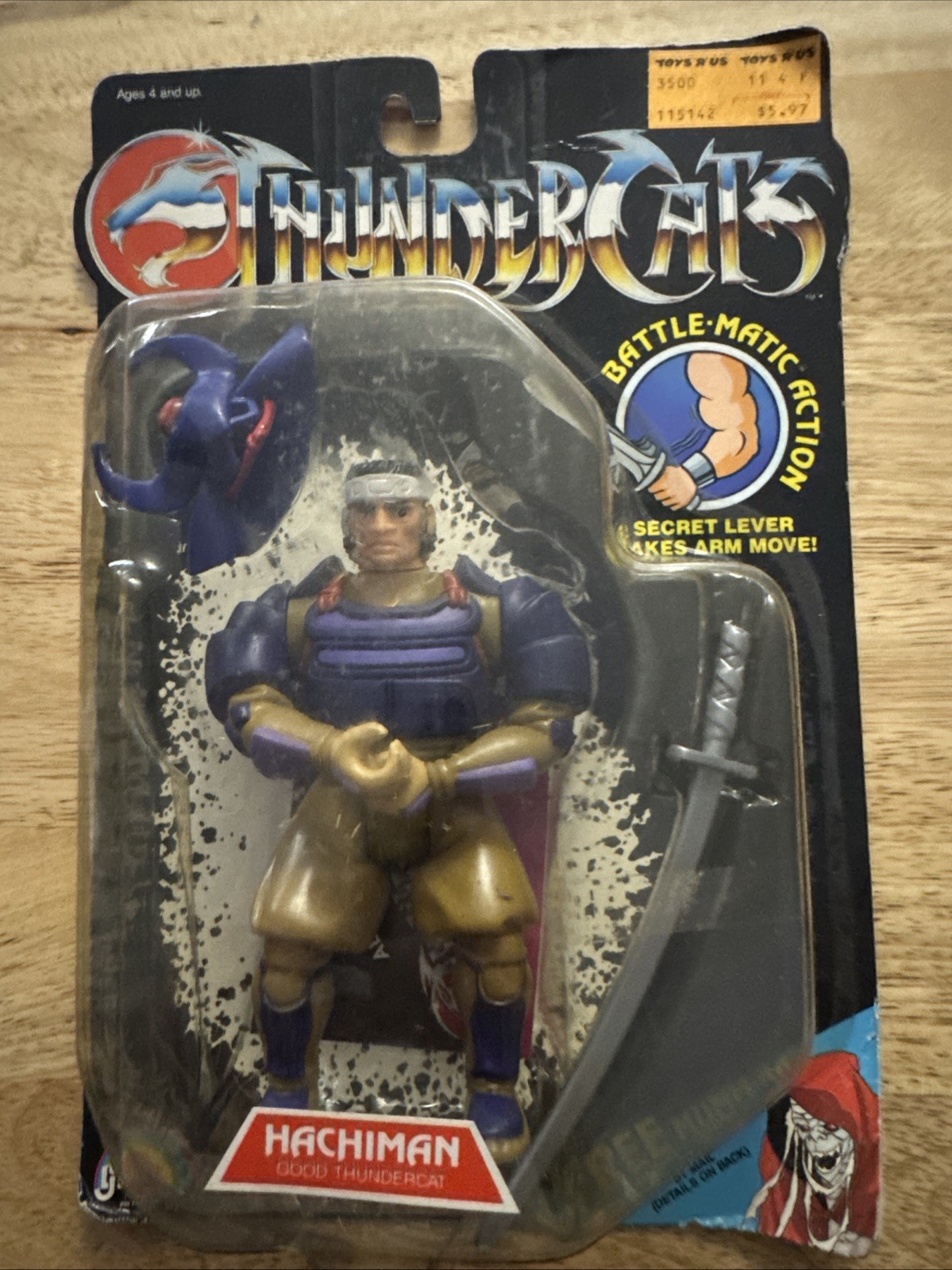Vintage 1985 LJN Thundercats Hachiman In Original Packaging MOC Lion-O Friend