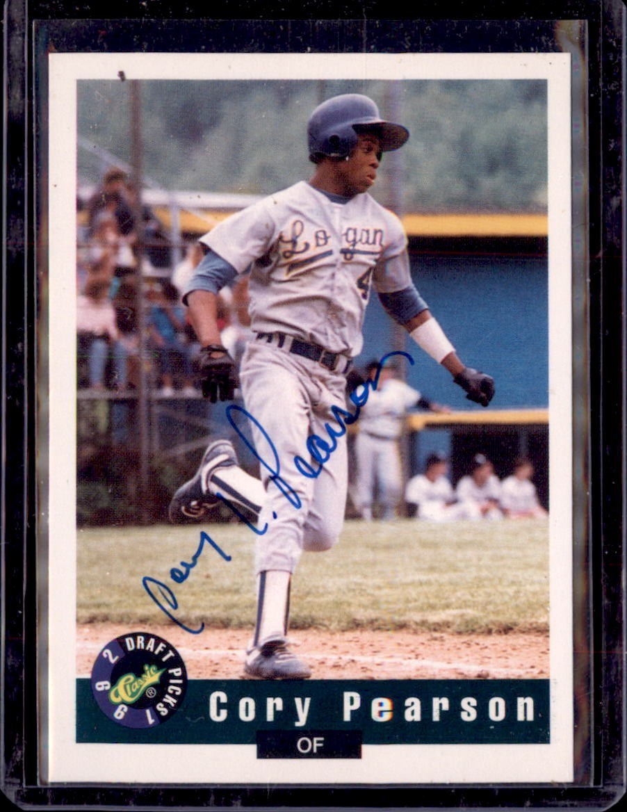 1992 Classic Games Draft Picks #82 Cory Pearson Auto/Signed IP