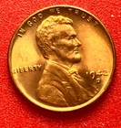 1942-D Lincoln Wheat Cent Penny GEM RED BU From an Original Bank Roll