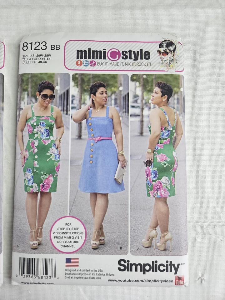 Mimi G Style Patterns Lot 2 Pant Shirt Jacket Dress Uncut New 16-24 20W-28W - Image 3 of 4