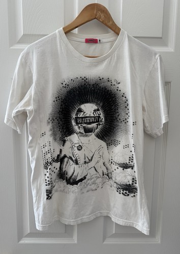 T shirt vintage daft punk taglia media fascia maglietta manica corta bianca shirt - Foto 6 di 7