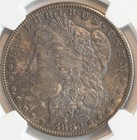 1880 S Morgan Silver Dollar MS 62 NGC $1 — photo 3