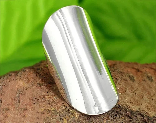 Solid 925 Sterling Silver Band & Wide Ring Handmade Jewelry Ring All Size