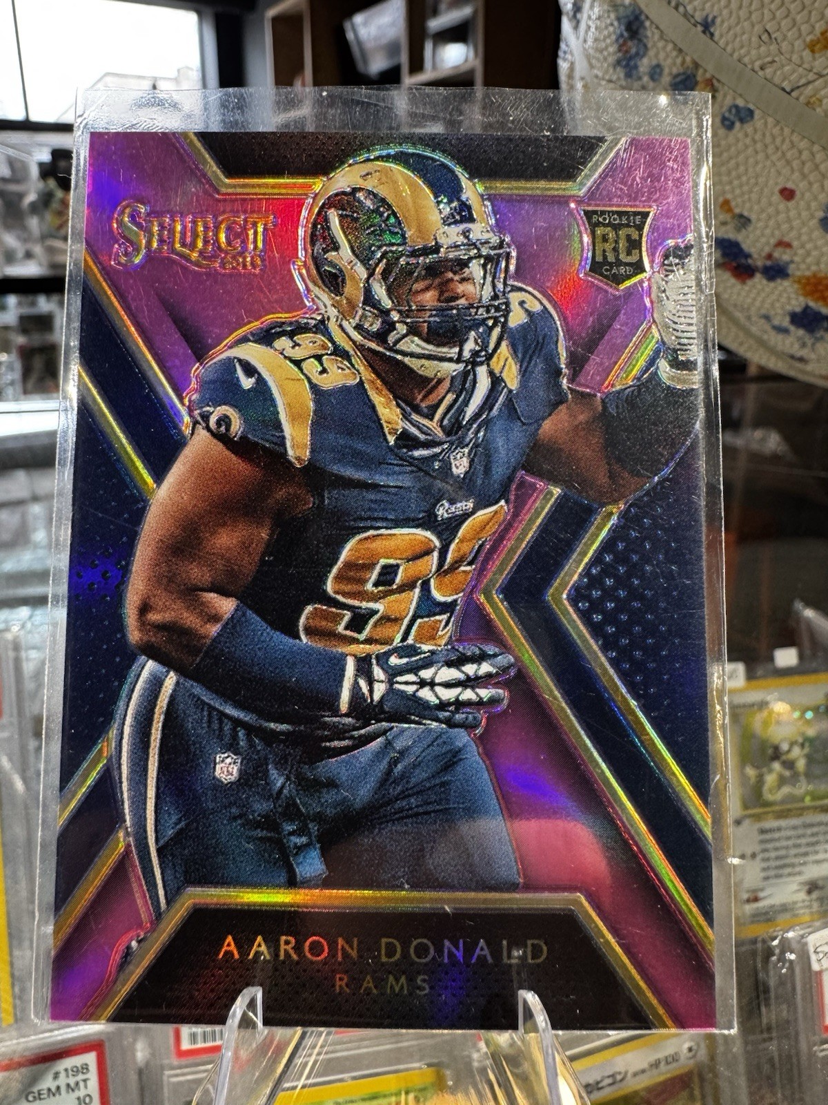 2014 Panini Select Fuchsia Prizm #106 Aaron Donald 120/199
