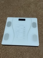 Bluetooth Smart Digital Bathroom Scale LCD Glass 180kg Body Weight Scale