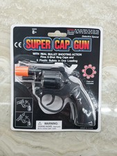 Super Cap Toy Gun DETECTIVE SPECIAL Revolver 8 Shot Ring Caps Pistol Handgun