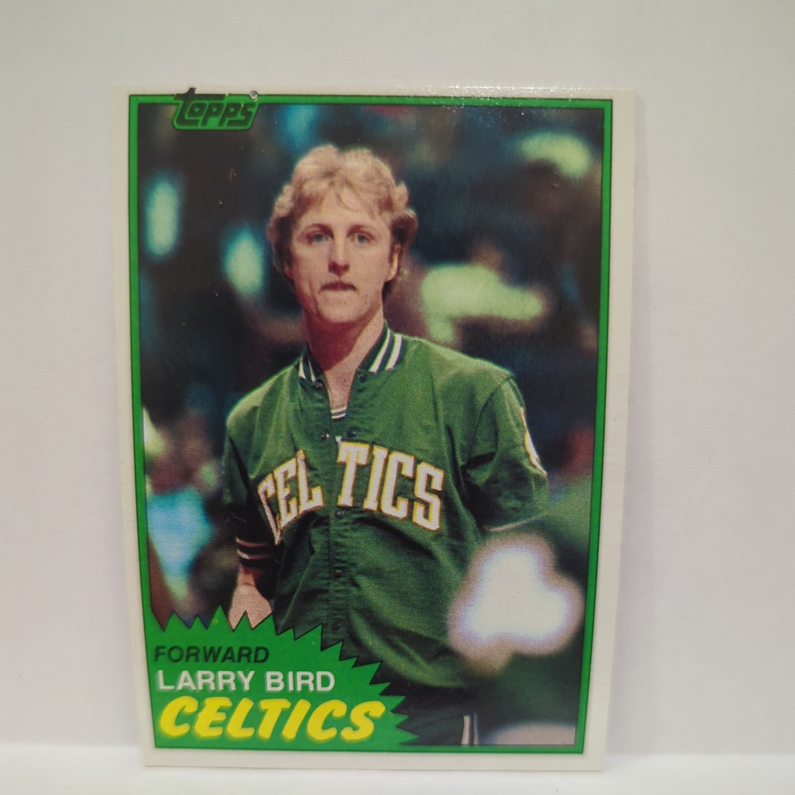 1981-82 Topps Basketball #4  Boston Celtics Larry Bird  