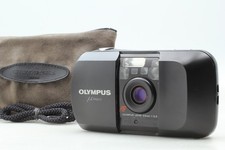     MINT w/case Olympus  mju Black AF Point  Shoot 35mm Film Camera From JAPAN