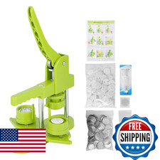 YYMTTOR Button Maker Machine Kit 32mm 1.25 Inch   DIY Pin Badge Press with 100