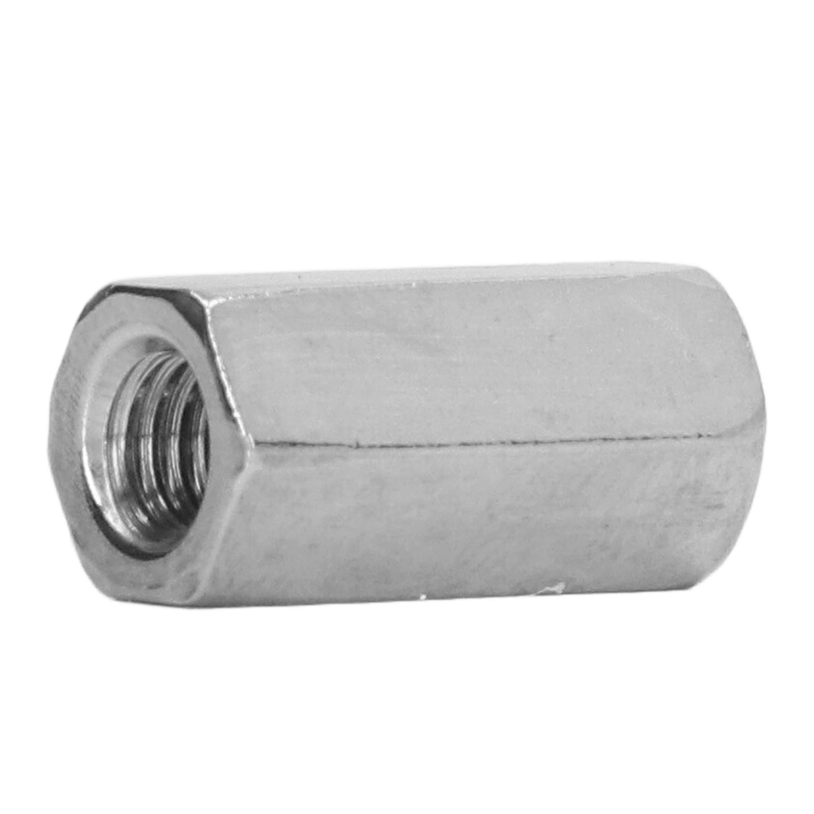 20Pcs Hex Coupling Nut M6 Stainless Steel Rust Resistant Connector Nut Kit Silve