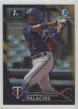 2016 Bowman Chrome Prospects Black & Gold Refractor Jermaine Palacios y5m