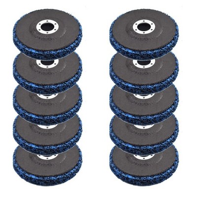 10Pack 4.5''×7/8'' Strip Disc Wheel Paint Rust Removal Clean For Angle Grinder US
