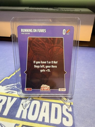 2026 Bo Jackson Battle Arena Running on Fumes SSP Play PL-15 1st Edition