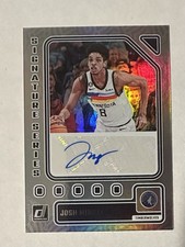2023-24 Panini Donruss SIGNATURE SERIES #SS-MIN Josh Minott SILVER AUTO
