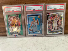 Panini WNBA PSA 3-Card Lot: Clark #23 Green Prizm, Bueckers Holo