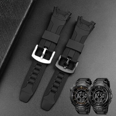 Silikon Uhrenarmband für Casio PROTREK Serie PRG110Y PRG-110C PRW-1300Y PRW-1500