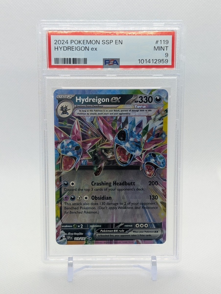 Pokemon🔥HYDREIGON EX🔥PSA 9🔥POP 27🔥Surging Sparks🔥119/191