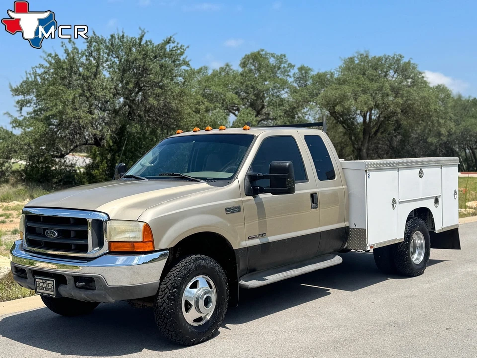 2000 Ford F-350 4x4 - 7,3 л Powerstroke - Lariat - сервисная кровать - Изображение 3 из 4