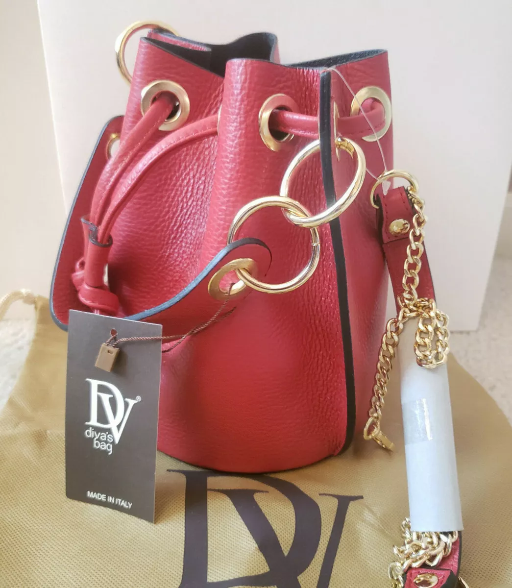 Luxury Designer Diva s Bag made in Italy Leather Handbag eBay