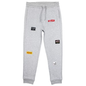 grey moschino joggers