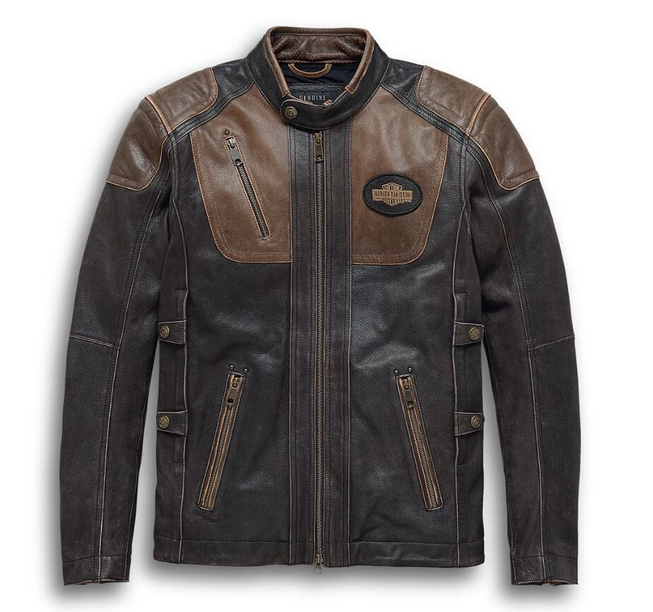 Harley Davidson Mens Trostel Triple Vent Brown Black Leather Harley Davidson Mens Trostel Triple Vent Brown Black Leather