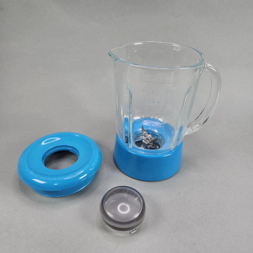 Licuadora Cuisinart Smart Power Duet procesador de alimentos azul BFP-703 jarra 5 tazas Foto 4 de 4