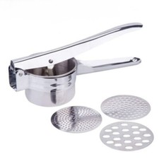 Kartoffelpresse Nudelpresse Spaghettieis  Edelstahl SpätzlepressePresse 3 In1 DE