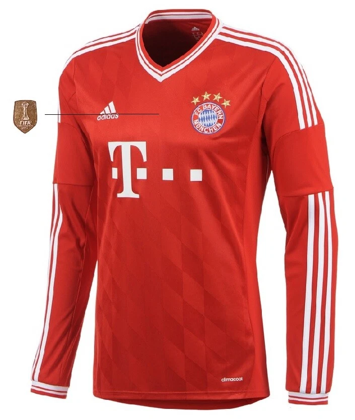 Trikot Adidas FC Bayern 2013-2014 Home Langarm WC - Javi Martinez [S-XXL] FCB - Bild 2 von 3