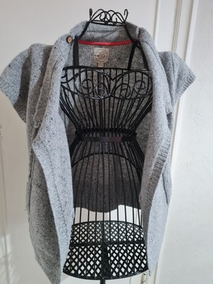 White Stuff Grey Cardigan Sleeveless Size 12 Warm and cosy | eBay