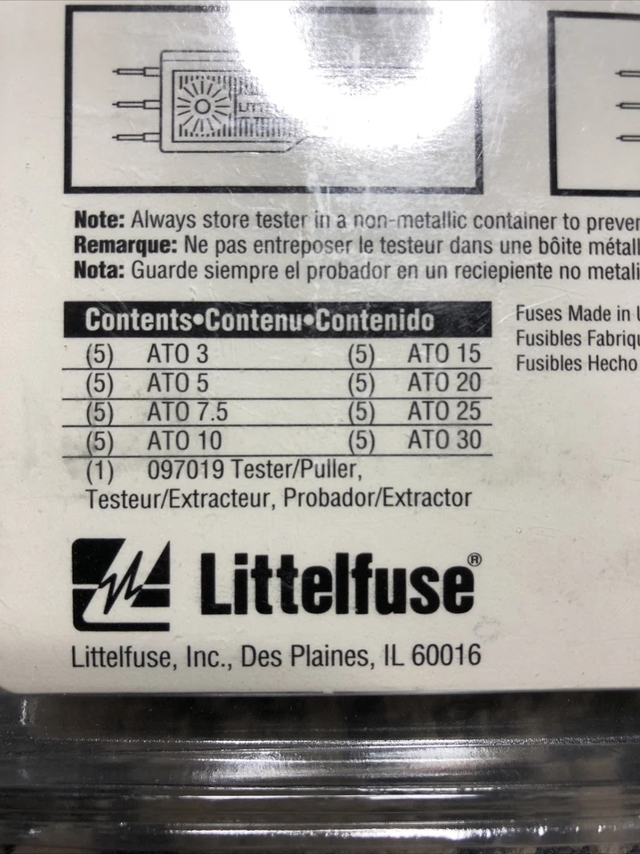 Littelfuse Inc. Auto Fuse Kit With Puller Tool 094400 - Image 3 of 4
