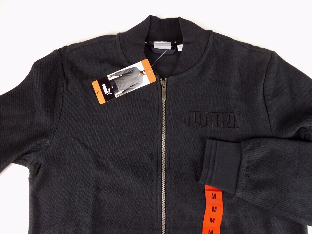 PUMA Primetime Premium Athletic Track Jacket NWT 100 Cotton Shell