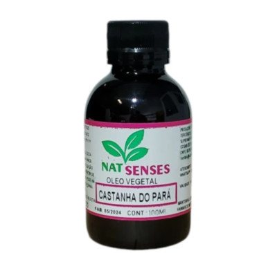 Oleo Vegetal Castanha do Pará 100ml Paranuss Pflanzenöl