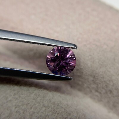 CALIBRATED 4.9MM ROUND CUT NATURAL PINK SPINEL 0.62cts