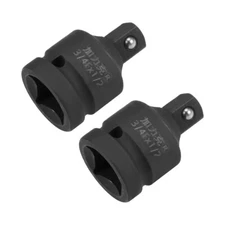 2pcs Impact Socket Adapter and Reducer 3/4" Female to 1/2" Male Cr-Mo