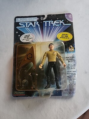 Star Trek Lieutenant MONTGOMERY SCOTT Action Figure 1996 Playmates Vintage NIB