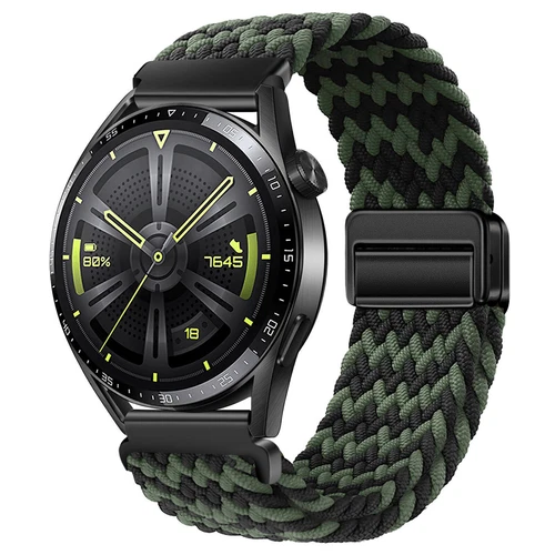 Correa de reloj de pulsera magnética de nailon trenzado de 18 mm 20 mm 22 mm correa de liberación rápida - Imagen 23 de 169