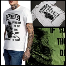 Combat t-shirt military Sniper Scout Marksman Infantry Tactical assault tee