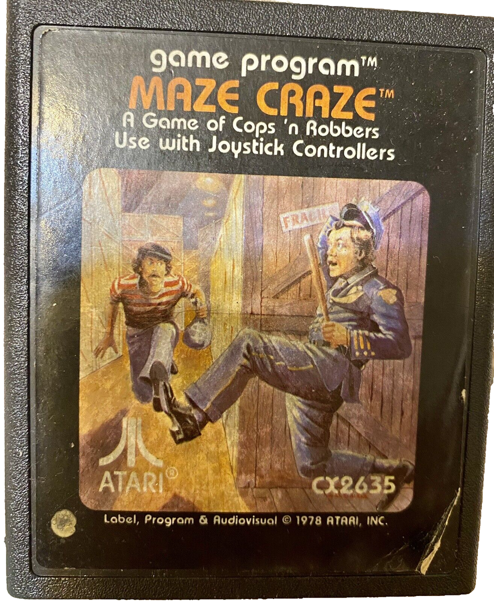 Maze Craze: A Game of Cops and Robbers (Atari 2600) for sale