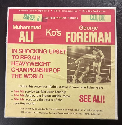 ALI v.s. FORMAN 1974 SUPER 8. Untested