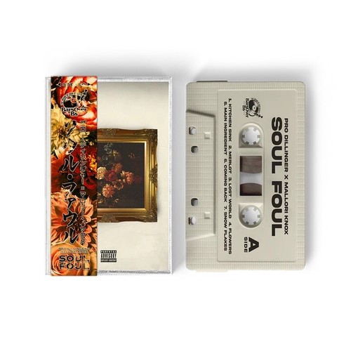 PRO DILLINGER x MALLORI KNOX Soul Foul #07/30 Bone Cassette Tape + Obi Strip NEW - Picture 2 of 6