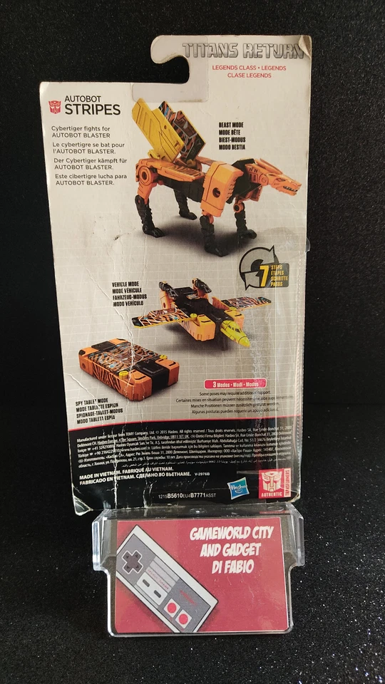 Transformers Generation - Stripes - Hasbro - usato - Immagine 3 di 3