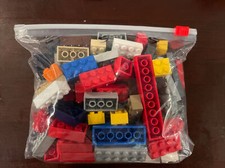 LEGO Lot Square Block Lego Pieces Bulk Lego Multi Color Pieces Lot 5 Used