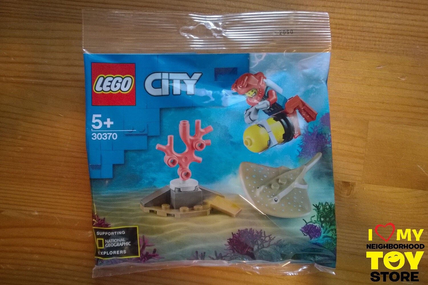 IN STOCK - LEGO 30370 POLYBAG CITY SUBACQUEO DEEP SEA DIVER (2020) - NISP