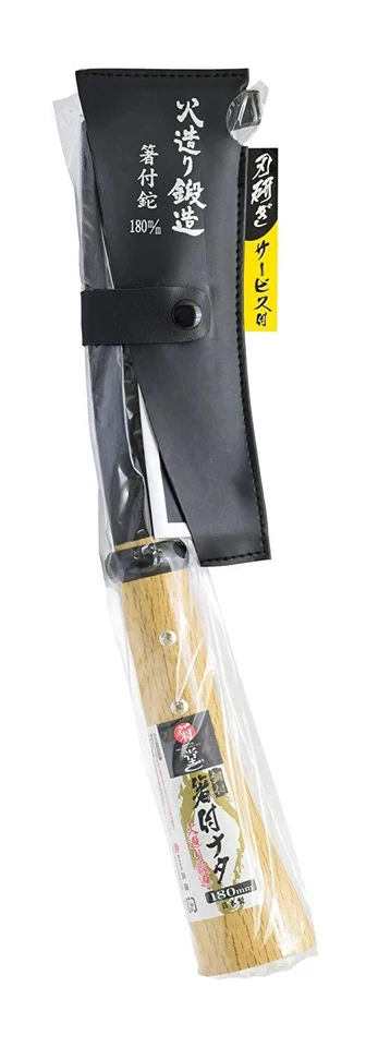 Hacha japonesa hoja de hacha 180 mm Takagi Japón Foto 3 de 3