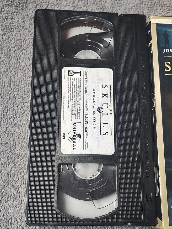 The Skulls Special Edition VHS Paul Walker Movie Thriller - Image 2 of 4